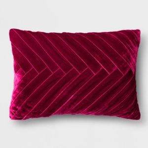 Target Opalhouse Merlot Velvet Pillow